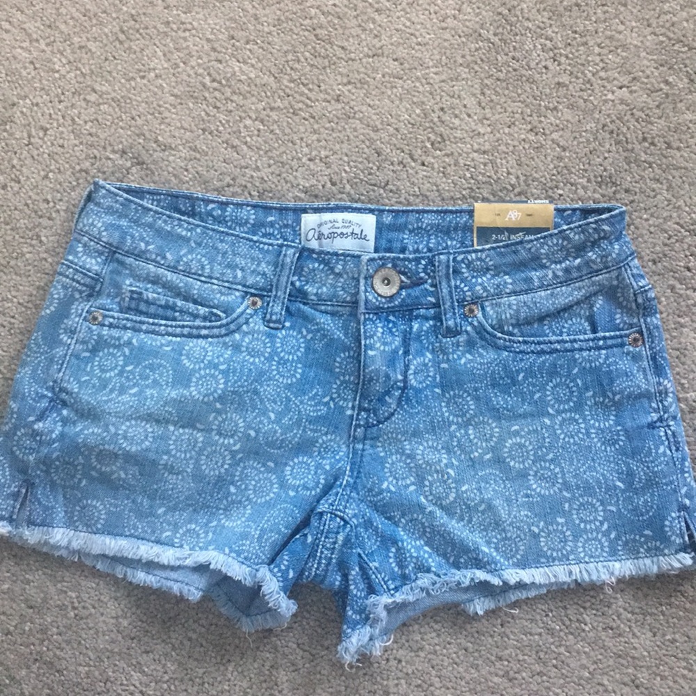 NWT✨Aeropostale “shorty” style denim shorts